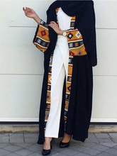 Vestido kaftan islâmico abaya, longo, com cadarço, vestido hijab 2024 - compre barato