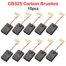 10 PCS Carbon Brushes CB-325 CB325 Replacement 194074-2 For Makita 9553NB 9554NB 9555NB 9556NB 9556PB 9557NB 9557PB 9558NB