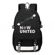 Now United-mochilas escolares para chicas adolescentes, morral para mujer, bolsa de libros Now United Lyrics, mochila de UN equipo Softback Kpop, nuevo 2024 - compra barato