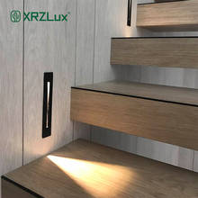 MR.XRZ-Luz LED empotrada de 3W para escalera, lámpara de pared con Sensor inteligente de aluminio, impermeable, iluminación de pasillo, decoración del hogar 2024 - compra barato