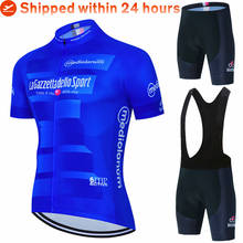 2022 Tour Of Italy Summer Bike Clothes Quick-Dry Mtb Cycling Jersey Set Short Sleeve Sportwear Cycling Clothing 19D Bib Shorts 2024 - buy cheap