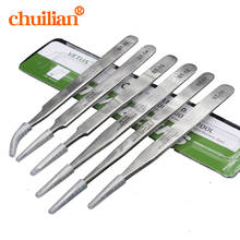 1pcs high quality 10-15 tainless Steel Tweezers Set Maintenance Tools Kits 2024 - buy cheap