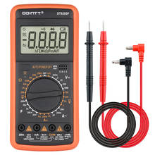 DT9205P Digital Multimeter Professional AC DC Voltage Meter 20A Ammeter Hfe Ohm Capacitance Diode Test Manual Range 2000 Counts 2024 - buy cheap