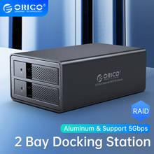 ORICO 95 Series 2 bay 3.5'' USB3.0 to SATA With RAID HDD Docking Station Aluminum HDD Enclosure 36W Power Adapter HDD Case 2024 - buy cheap
