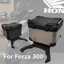 Мотоцикл для Honda Forza 300 багажник для хранения Топ ящик хвост сзади Чемодан чехол 45L 55L 65L хранения хвост Чехол багажник алюминиевая коробка 2024 - купить недорого