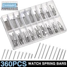 6-23 mm Watch Spring Bars 360 Pcs Stainless Steel Link Pins Watch Band Replacement Accessories Spring Bar Repair Kit Tool 2024 - buy cheap