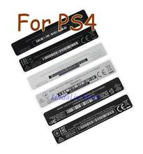 Pegatina trasera negra delgada para PS4, piezas de reparación para PS4, etiqueta de controlador, pegatina trasera, 5 uds. 2024 - compra barato