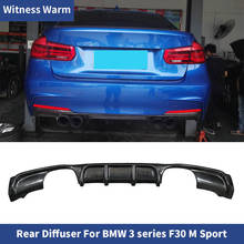 Задние бамперы диффузор бампера из углеродного волокна спортивные губы для BMW F30 328 330i 335i 340i MT Sport бампер 2012-2018 2024 - купить недорого