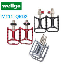 Wellgo bike Pedals Quick Release Device M111 Ultralight quick Release Bicycle Bike MTB Cycling Pedals QRD QRD2 2024 - buy cheap