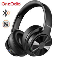 Беспроводная гарнитура Oneodio, наушники с активным шумоподавлением, прозрачные Hi-Fi стереонаушники, Bluetooth 5,0 2024 - купить недорого
