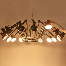 Винтажные подвесные светильники, Подвесная лампа в виде паука, подвесные светильники, винтажное Освещение для дома 2024 - купить недорого