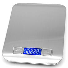 5Kg Kitchen Scale Stainless Steel LCD Digital Electronic Weighing Scales OZ/ML/LB/G Unit Food Diet Balance Scale Measuring Tools 2024 - buy cheap