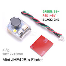Mini localizador de JHE42B-s de 5V, rastreador de zumbador súper fuerte de 100dB con alarma LED para controlador de vuelo de Dron de carreras FPV, nuevo 2024 - compra barato