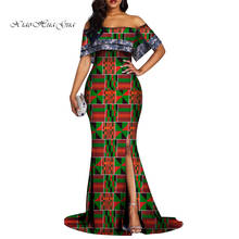 Off Shoulder African Dresses for Women Party Wedding African Print Women Floor-Length Dress Elegant African Clothing WY4466 2024 - buy cheap