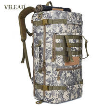 Vilead 50L Large Capacity Oxford Travel Backpack Multi-functional Camouflage Camping Hiking Shoulder Bag Breathable Cycling Bag 2024 - buy cheap