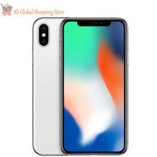 Apple original iphone x desbloqueado smartphone 64gb/256gb rom ios hexa núcleo 5.8 polegada tela cheia 4g telefone móvel 2024 - compre barato