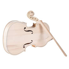 DIY 4/4 полноразмерная акустическая скрипка из натурального массива дерева, набор скрипки из ели, кленового дерева, с обратной задней частью 2024 - купить недорого