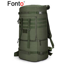 Fonto 60L Hiking Backpack Camping Bag Tactical Traveling Climbing Molle Nylon Army Bags Outdoor Military Bag 2024 - buy cheap