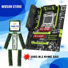 HUANANZHI X79 Super Gaming Motherboard with 256G NVME M.2 SSD CPU Xeon E5 1650 V2 Big Brand RAM 32G(4*8G) REG ECC Buy Computer 2024 - buy cheap