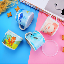 Tetera de fibra de bambú con dibujos animados para niños, taza de café para desayuno, vajilla, accesorios de cocina, contenedor de alimentos, Cup.8z 2024 - compra barato