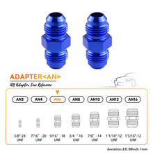 AN 6 Straight Male Flare Union Adapter Fittings Nitrous AN6 to AN6 Adaptor 2024 - buy cheap