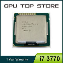 Used intel Core i7 3770 3.4GHz SR0PK Quad-Core LGA 1155 CPU Processor 2024 - buy cheap