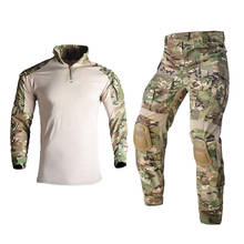 HAN WILD Hunting Shirt Pants Combat Uniform with Pads Tactical Military Uniform Army Shirt Combat Shirt or Pants Hunting Clothes 2024 - buy cheap