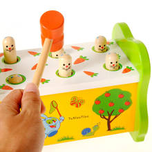 Brinquedo de madeira de percussão para crianças, brinquedo educacional de interação pai-filho jogo de piso para crianças 2024 - compre barato
