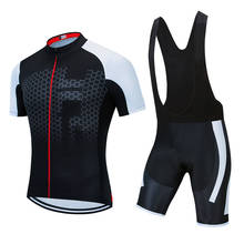 New Black Summer Cycling Jersey Set MTB Bike Clothes Racing Bicycle Clothing Outdoor Quick-Drying Hombre Ropa Maillot Ciclismo 2024 - buy cheap