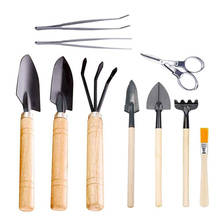 10 Pcs /set Succulent Planting Tools Mini Gardening Tools Potted Bonsai Shovel Tweezers Scissors for Garden Plants Transplanting 2024 - buy cheap
