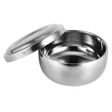 Stainless Steel Shaving Bowl/Mug for Men Shaving Brush Soap Baber Facial Beard Cleaning Shaving Razor Brush Cleaning Container 2024 - buy cheap