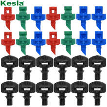 KESLA 50PCS 360 Degrees Refraction Water Sprinkler Micro Garden Irrigation Refractive Nozzle Spray grows Greenhouse Watering 2024 - buy cheap