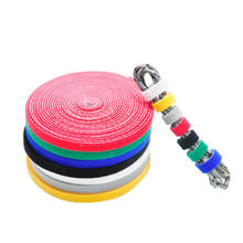 Cinta mágica de nailon para gestión de cables, 2014 cm x 25m, con gancho y cinta de bucle, envío gratuito, novedad de 0,8 2024 - compra barato