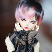 BJD SD 1/3 1/4 1/6 1/8 doll wig  girl doll wig  high temperature fiber fading short hair 2024 - buy cheap
