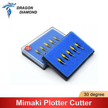 Mimaki-Plotter de corte de 30 grados, herramienta de hoja, cortador de vinilo, brocas de cuchillo, lote de 5 unidades 2024 - compra barato