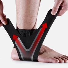 Suporte de compressão para o tornozelo, cinto protetor de tornozelo em nylon para basquete, 1 peça 2024 - compre barato
