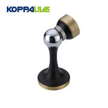 Fixador de porta magnético de bronze, suporte para fixação de piso com parafusos para casa, quarto, banheiro 2024 - compre barato