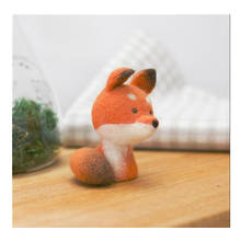 Little Fox. wool needlepoint kit  wool felt needle felting keychain craft needlecraft DIY handmade 2024 - buy cheap