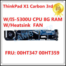 For Lenovo ThinkPad X1 Carbon 3rd Gen Laptop Motherboard 00HT347 00HT359 13268-1 448.01430.0011 With I5-5300U CPU 8G RAM 2024 - buy cheap