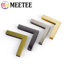 Meetee 4/10/20pcs Bags Hardware Accessories Wrapping Angle Corner Buckles DIY Notebook Handbags Luggage Part Material F1-10 2024 - buy cheap