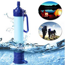 Al aire libre filtro de agua Personal portátil de emergencia de filtración purificador para Camping de senderismo de supervivencia y equipo de excursionismo 2024 - compra barato