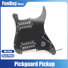 Pré-carregado transporte hh pickguard hum900er, captador hh de placa de arranhar carregado, pickups para substituição de guitarra st 2024 - compre barato