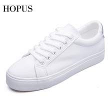 Fashion Shoes Women's Vulcanize Shoes Spring New Casual Classic Solid Color PU Leather Shoes Women Casual White Shoes Sneakers 2024 - buy cheap