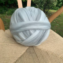 Manta de lã artesanal 250g/bola, cobertor tricotado a mão lã de imitação ultra-grossa lã cobertores e lançadores 2024 - compre barato