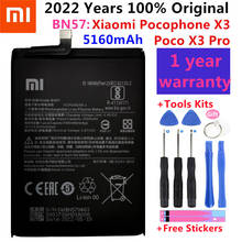 100% Original Xiao mi BN57 5060mAh Phone Battery For Xiaomi Pocophone X3 Poco X3 Pro Replacement Batteries 2024 - buy cheap