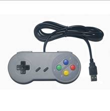 Проводной геймпад в стиле ретро для Nintendo SNES, игровой USB-контроллер, джойстик для ПК Windows 7/8/10, геймпад для Mac 2024 - купить недорого