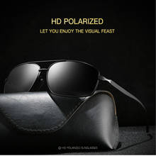 Óculos de sol polarizados para homens, óculos polarizados clássicos retrô para homens, armação de alumínio, uv400, óculos de sol masculino retangular, booroot 2024 - compre barato