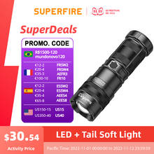 SupFire-linterna led ultrabrillante GT60 Cree xhp90 de 36W, luz suave con Zoom, recargable por USB, antorcha de alta potencia de 8100mAh para Camping, novedad 2024 - compra barato