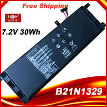 Аккумулятор B21N1329 для ноутбука ASUS D553M F453 F453MA F553M P553 P553MA X453 X453MA X553 X553M X553B X553MA 7,4 В 30WH 2024 - купить недорого