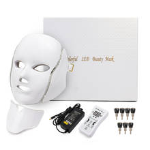 7 Colors Led Light Therapy Mask Face Skin Rejuvenation Photon Anti Aging Face Mask Whitening Neck Skincare Beauty Tool Face Mask 2024 - buy cheap